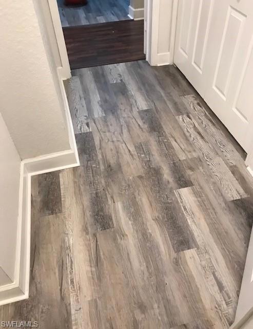 Detailed view of wood finished floors
