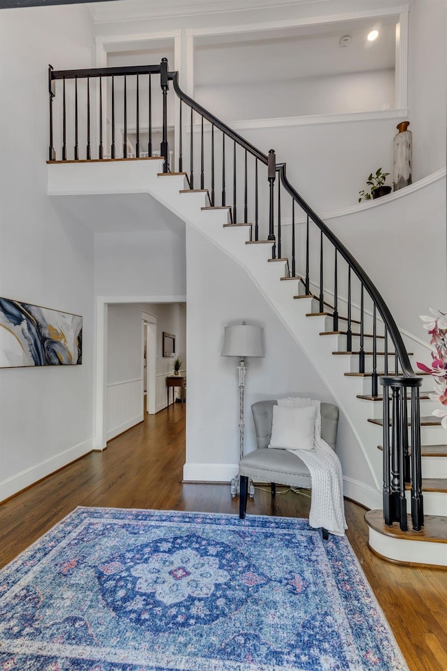 Beautiful foyer for greeting your guests