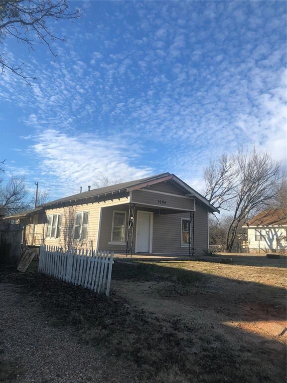 Parking on south and north side of property