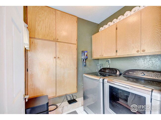 Laundry by the mudroom.