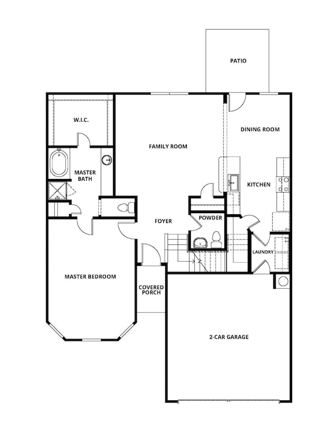 The Woods Floor Plan - 1st Floor