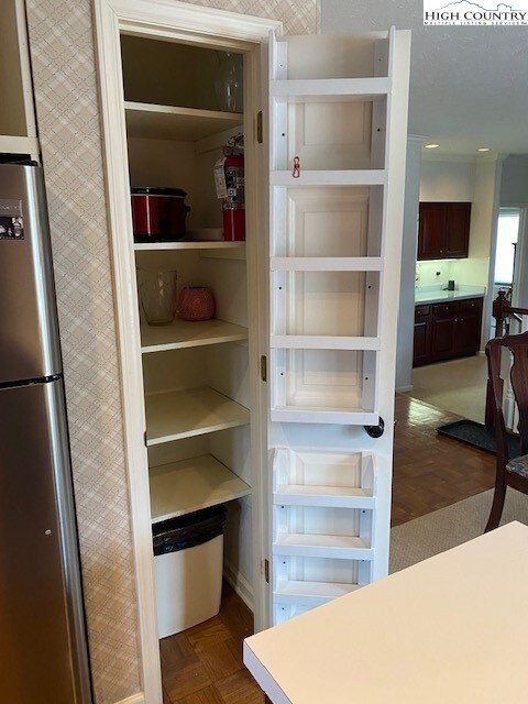 Spacious pantry