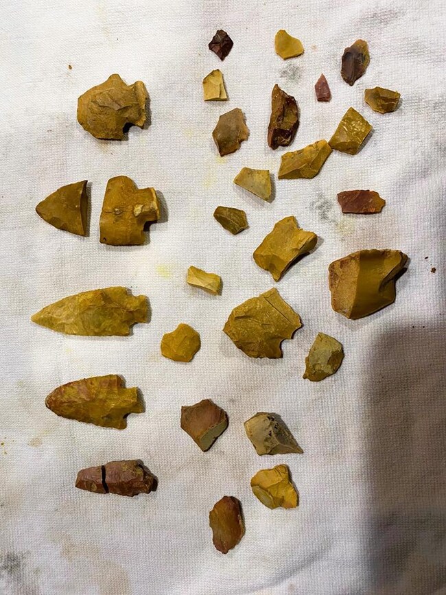 Indian Artifacts from site