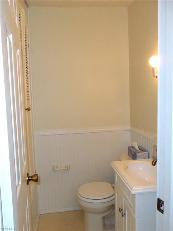 Conveniently located have bath with easy access to