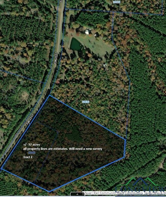 Map / location with property boundaries highlighted