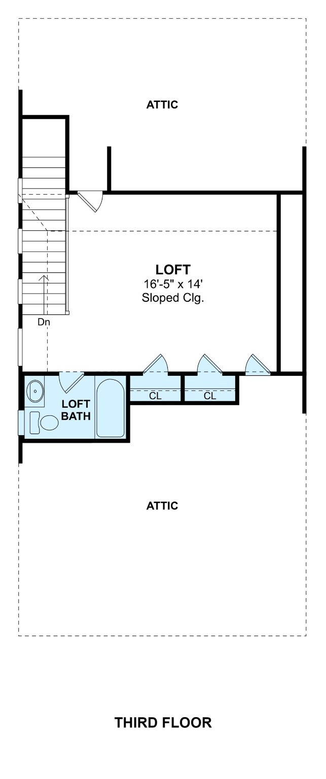 The Frances floor plan by K. Hovnanian Homes. 3rd