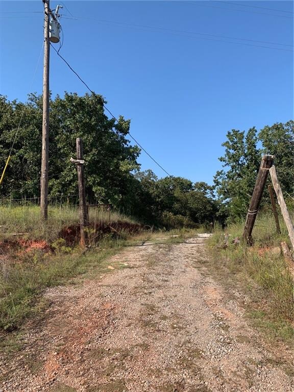 Driveway to property