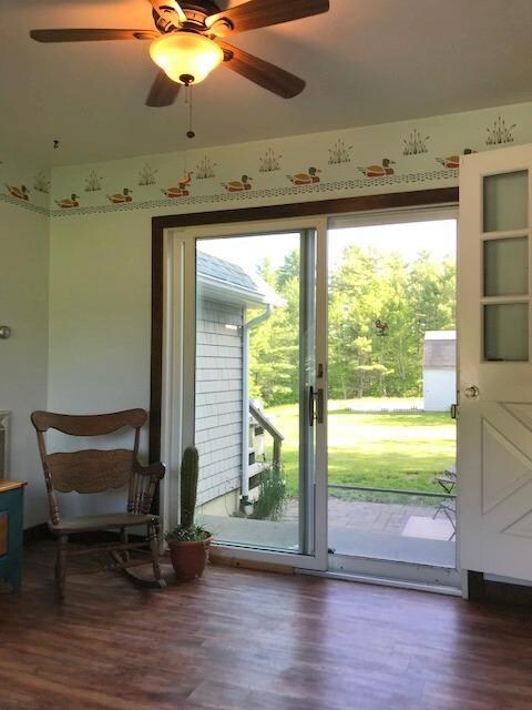 Mudroom w-slider to back patio
