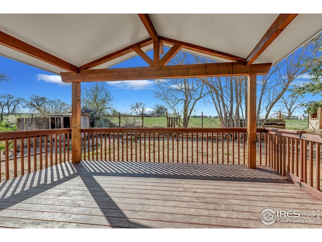 Beautiful back covered porch