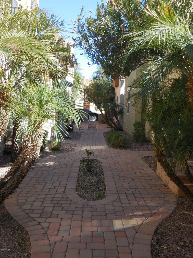 Courtyard to your front door