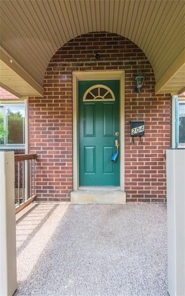 Beautiful Arched-covered front Patio