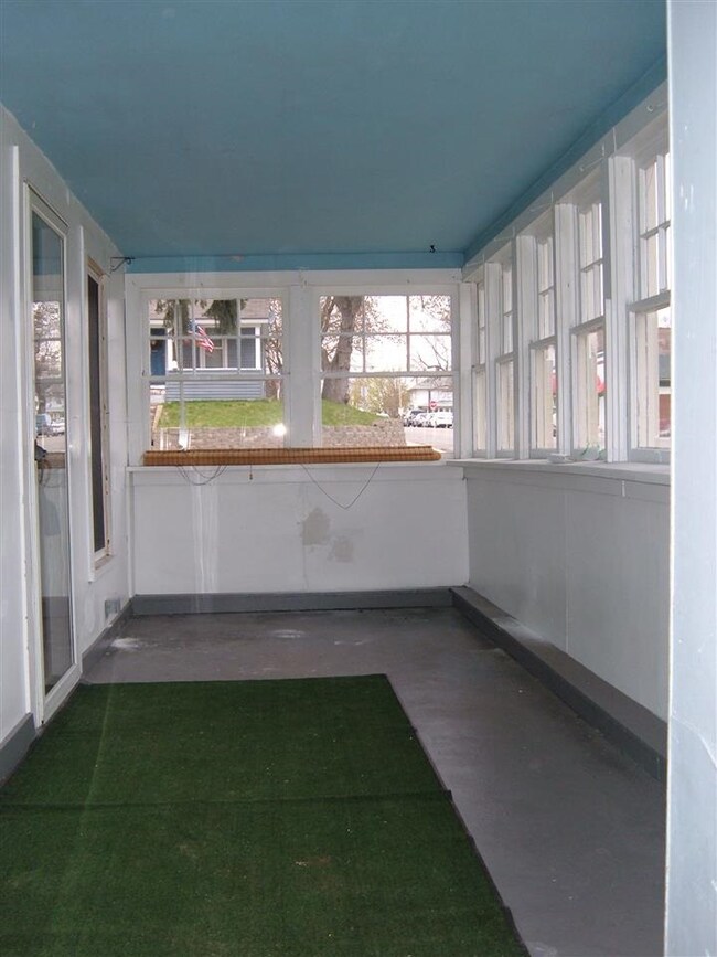 Enclosed front porch