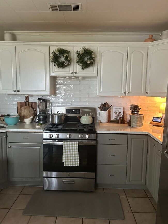 New countertops and backsplash