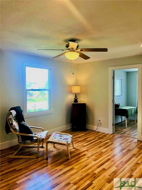 Fantastic laminate wood floors.