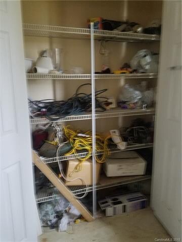 Double door pantry