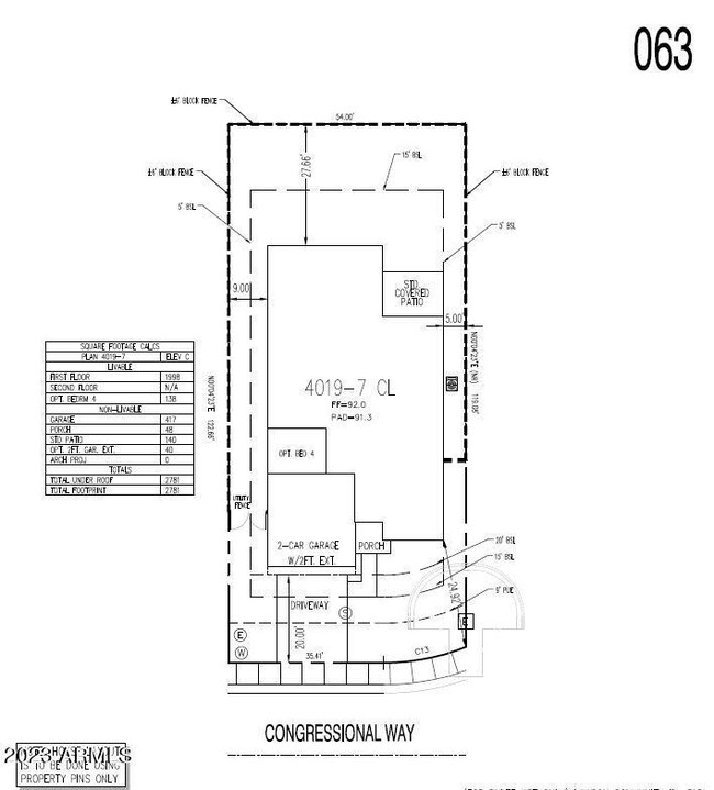 Plot Plan