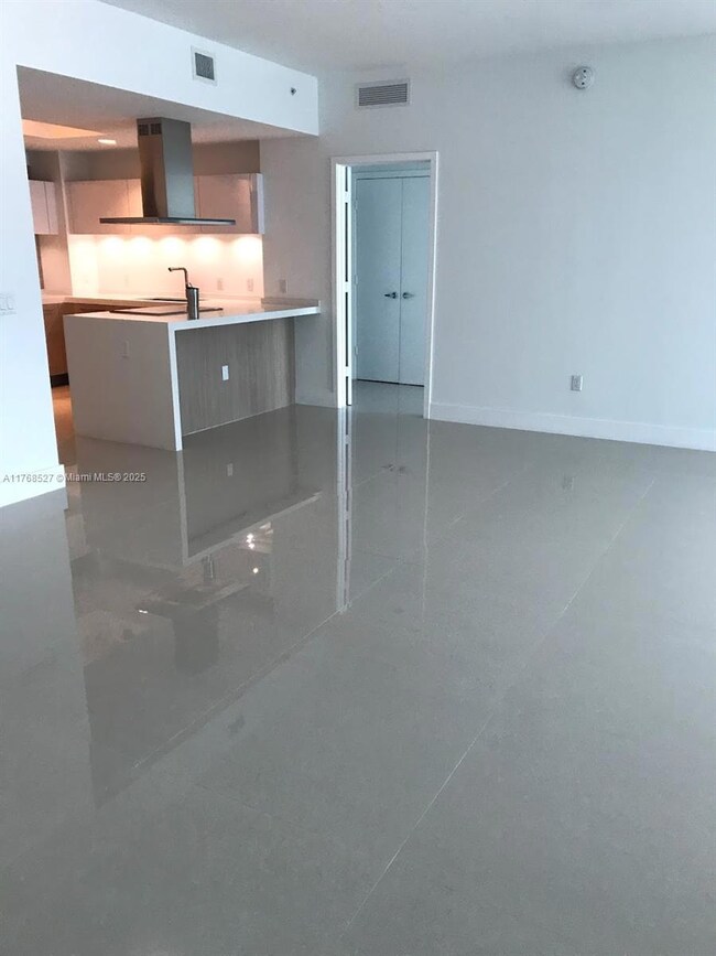 Dining room and kitchen