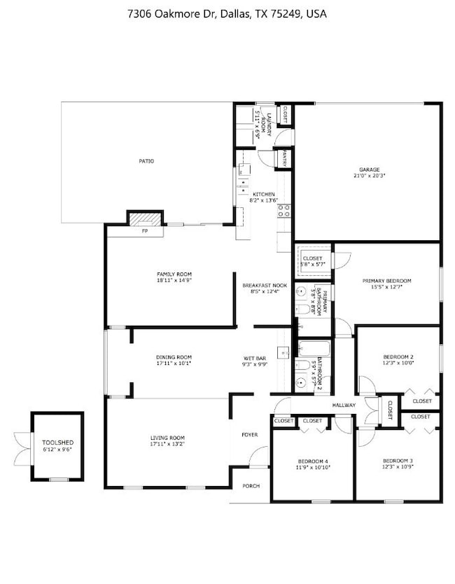 7306 Oakmore Dr, Dallas, TX 75249 - photo 2