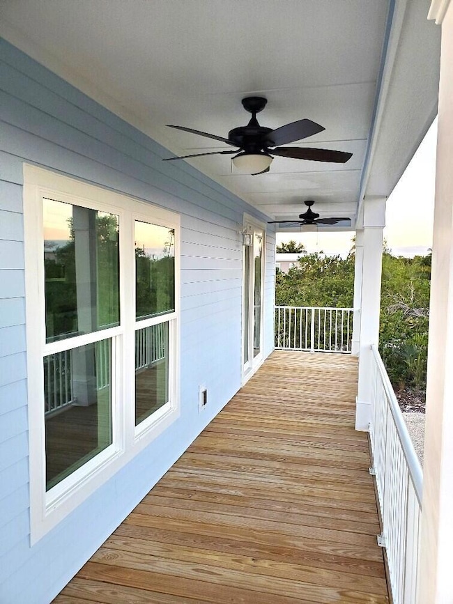 Rear balcony