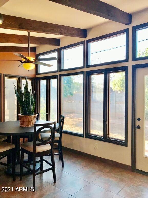 Wood Beams and Vaulted Cielings