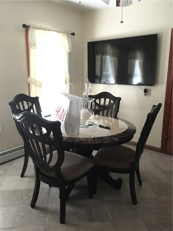 Dining area in kitchen