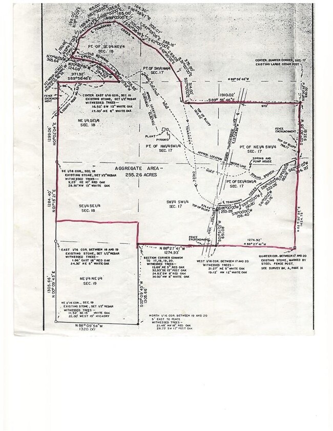 OLD SURVEY - THERE IS A NEWER SURVEY ON FILE