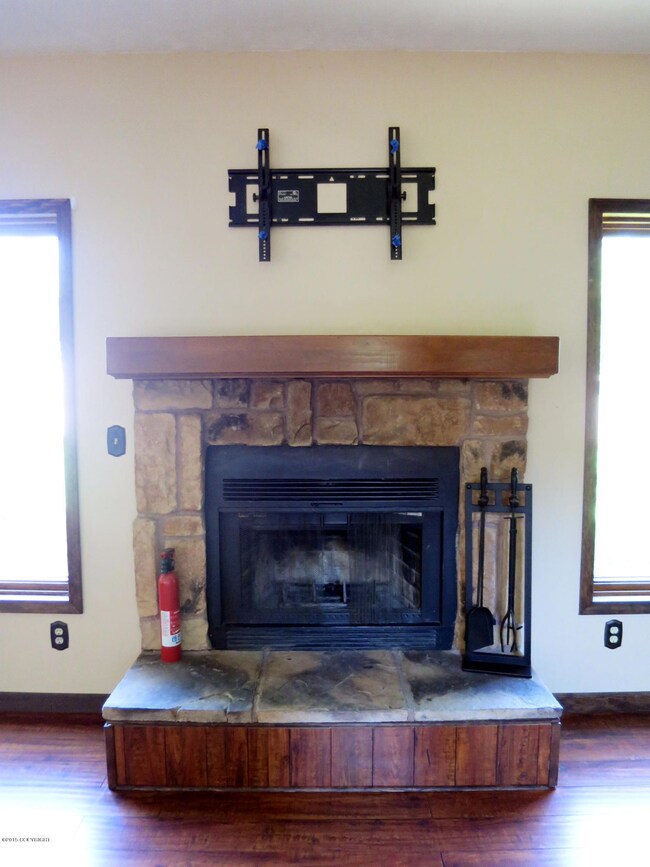 Wood Burning Fireplace