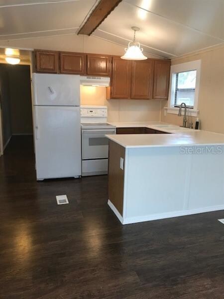 View of Kitchen from Living Room