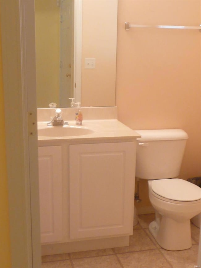 Main level half bath when tenants moved in.