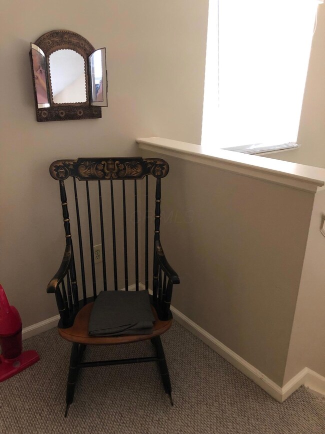 Foyer at top of steps