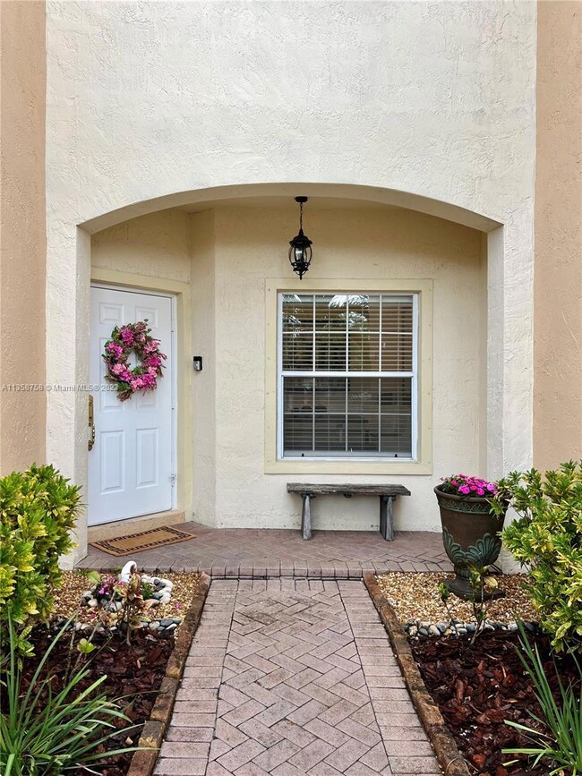 Private garden entry