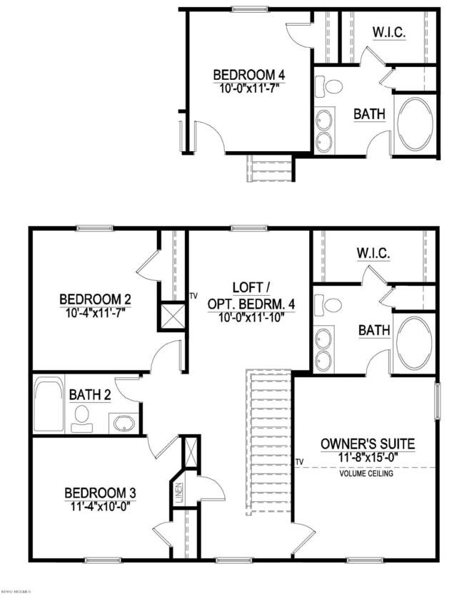 1601 Second Floor Plan