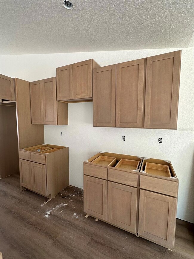 Actual kitchen cabinet and floor colors