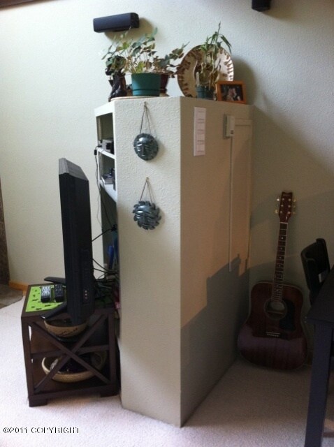Built in entertainment center