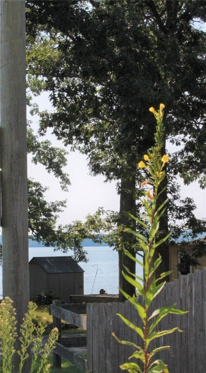 Water view from the front porch