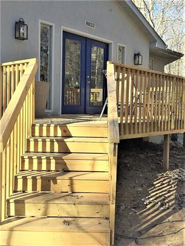 NEW DECKING, STEPS AND WALK AT FRONT