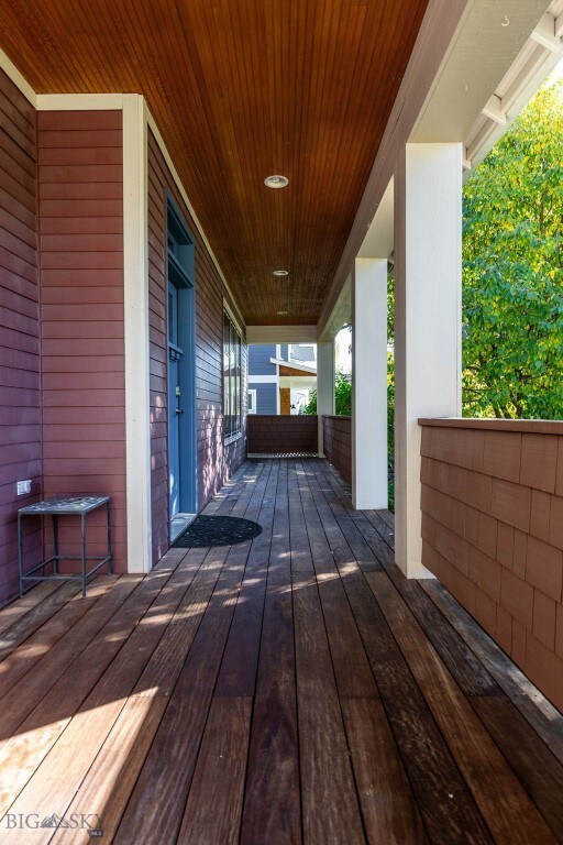 Front covered porch