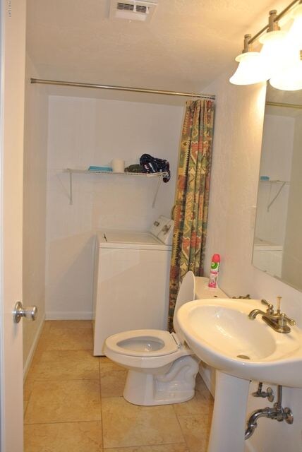 Half Bath and Laundry