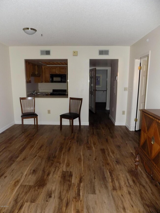 Living room to kitchen