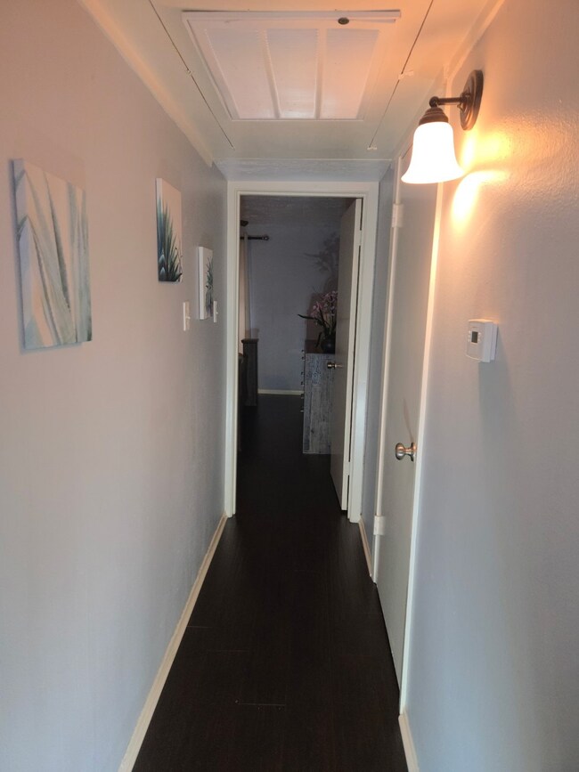 Hallway to the master bedroom