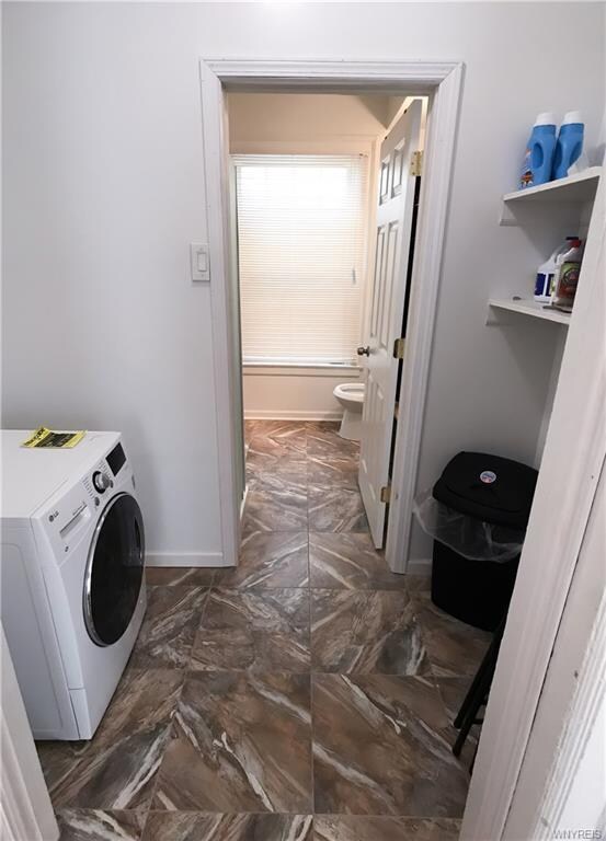 First floor laundry  ( includes All in one  Washer