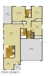 Peralta Elevation A - Floor Plan