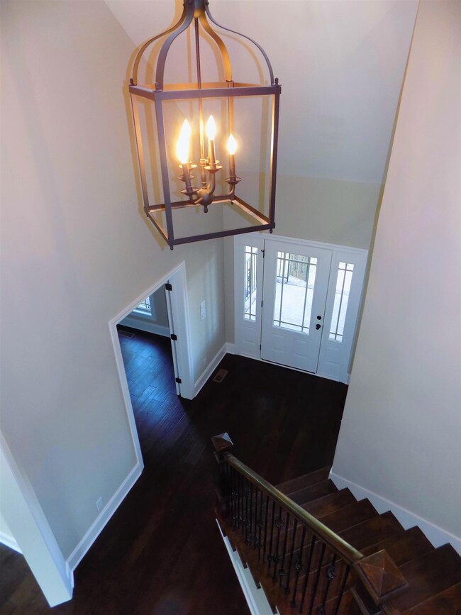 Stunning two store foyer entry.