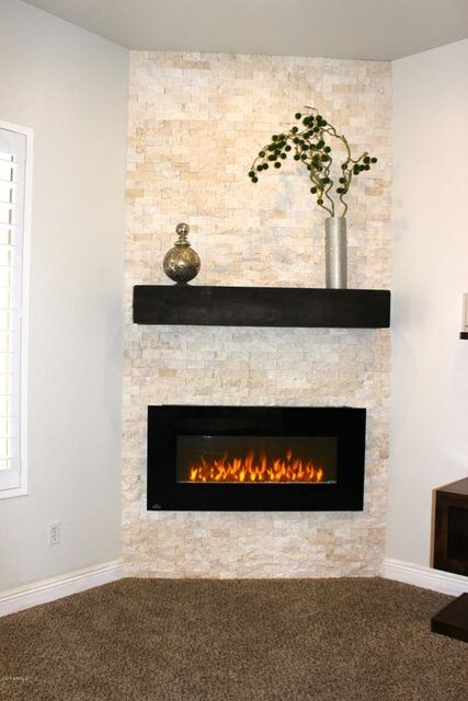 Stone Fireplace