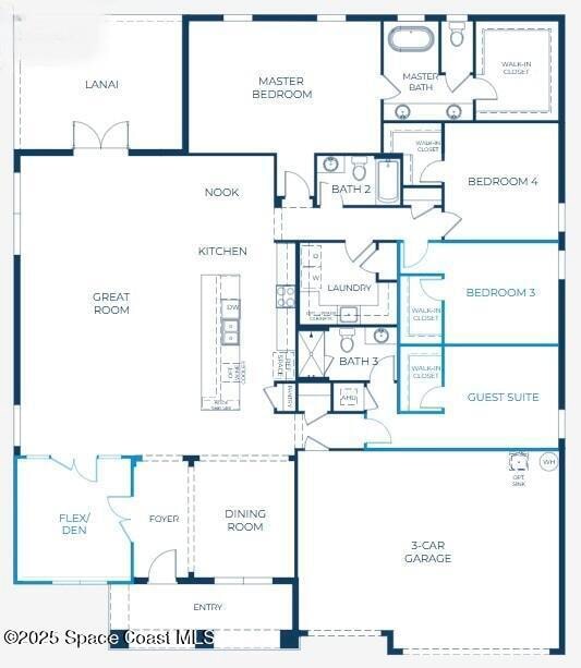 Sienna A Den, Guest Ste, 3 Car Gar