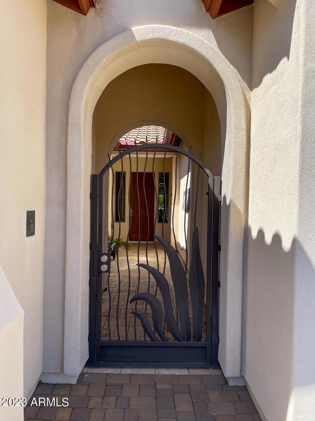Front Courtyard Entry Gate