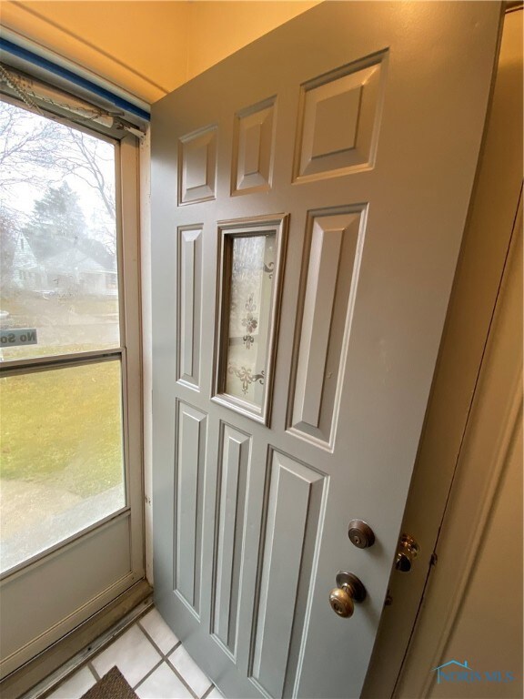 Lovely Grey Steel Door.