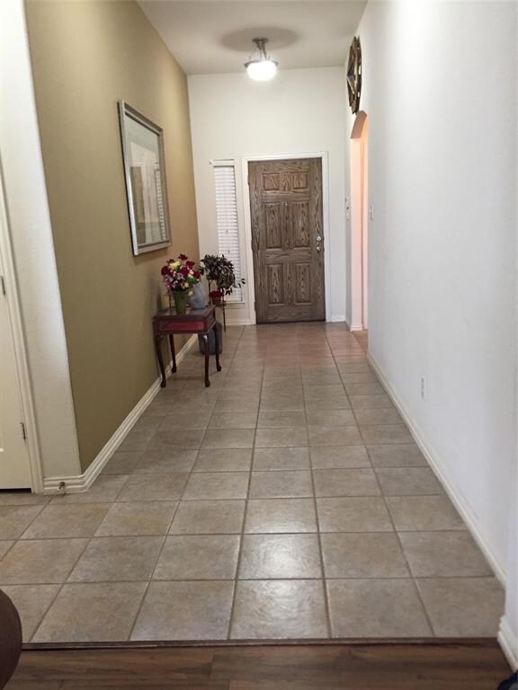 Large foyer leading to living room