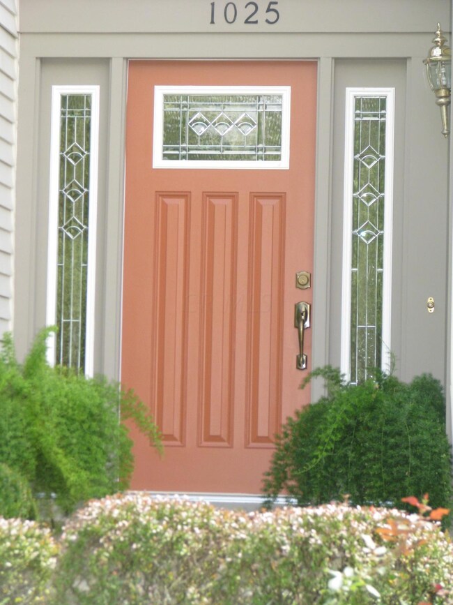 NEW leaded glass front door