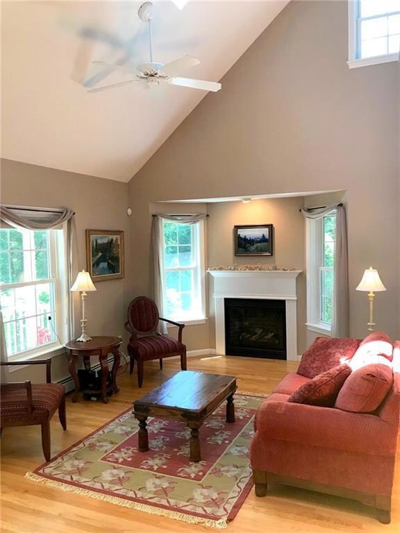 Living Room with Propane Fireplace
